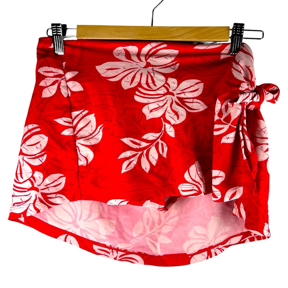 Jag Red Skirtini Bikini top | size large